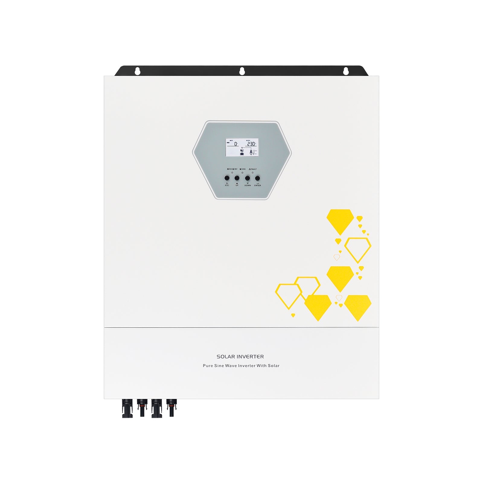Onduleur Hybride DATOUBOSS 6200W 48V, Chargeur Solaire MPPT 120A, Pur Sinus