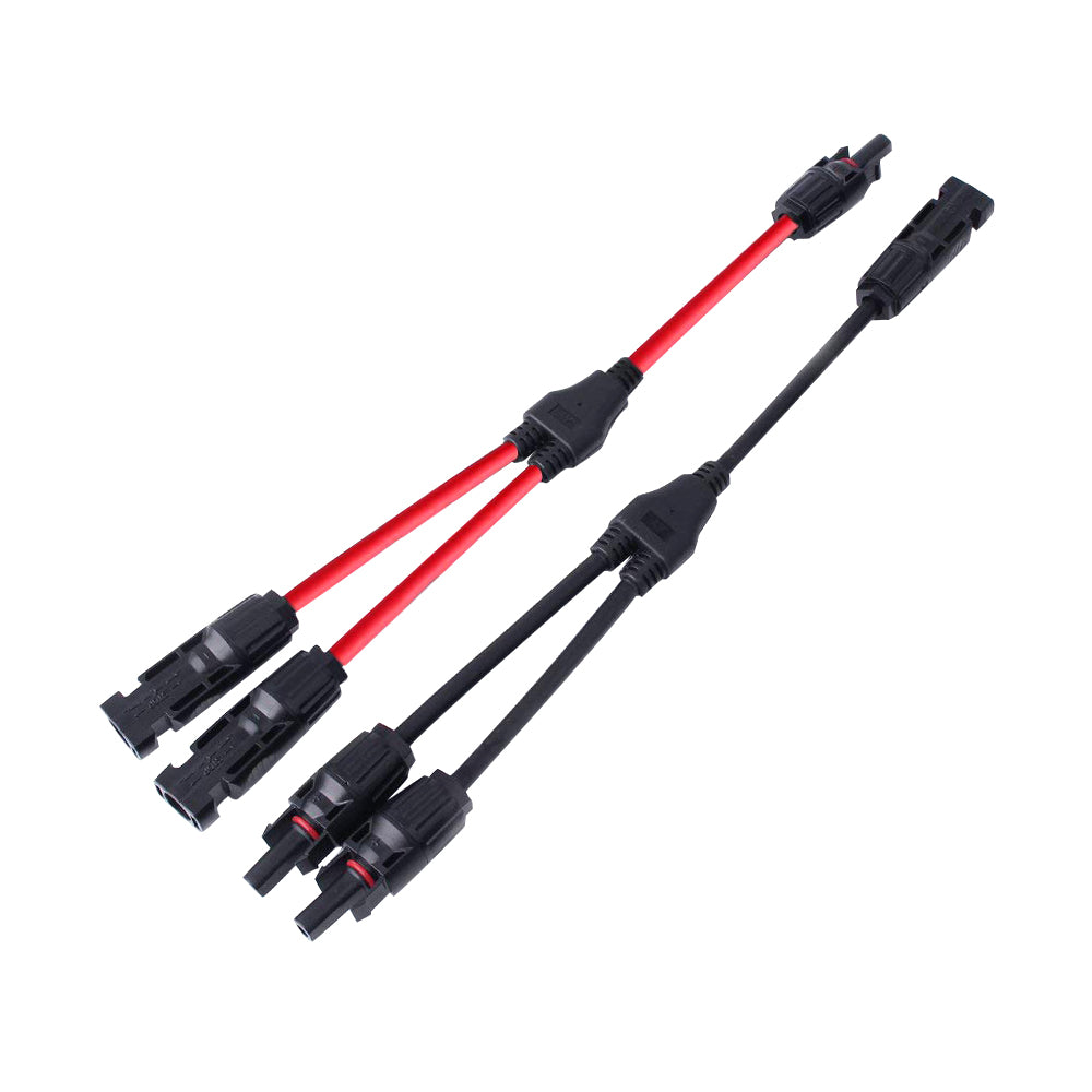 Solar Panel Y Branch Cable Connection Waterproof Adapter Connector Extension