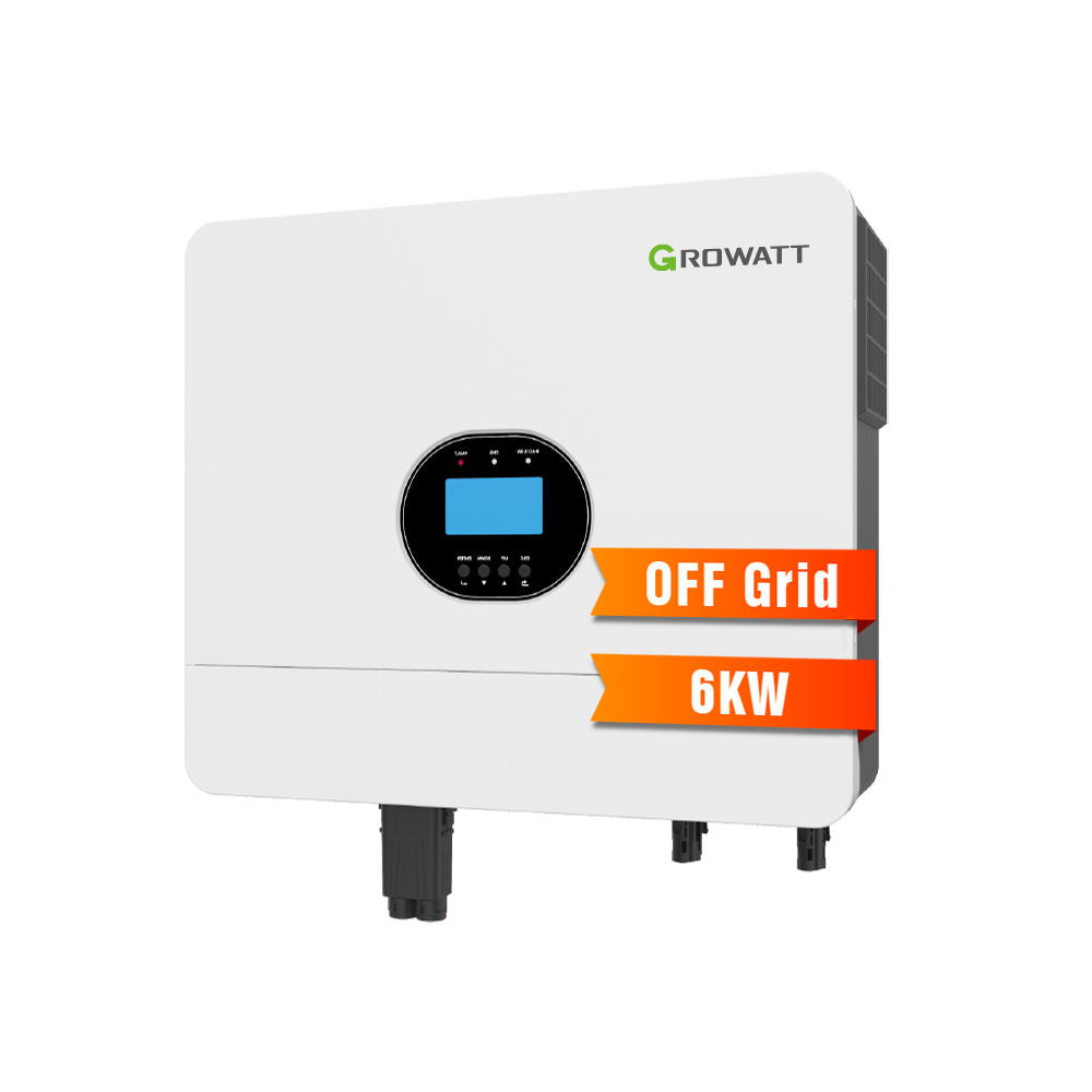 Growatt 6000W Hybrid Solar Inverter 48V 220V With MPPT 100A