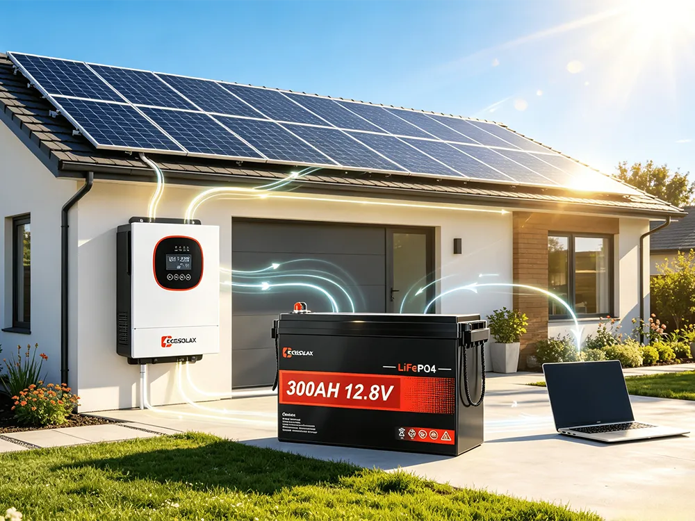 Solar Inverter Connect Solar Battery