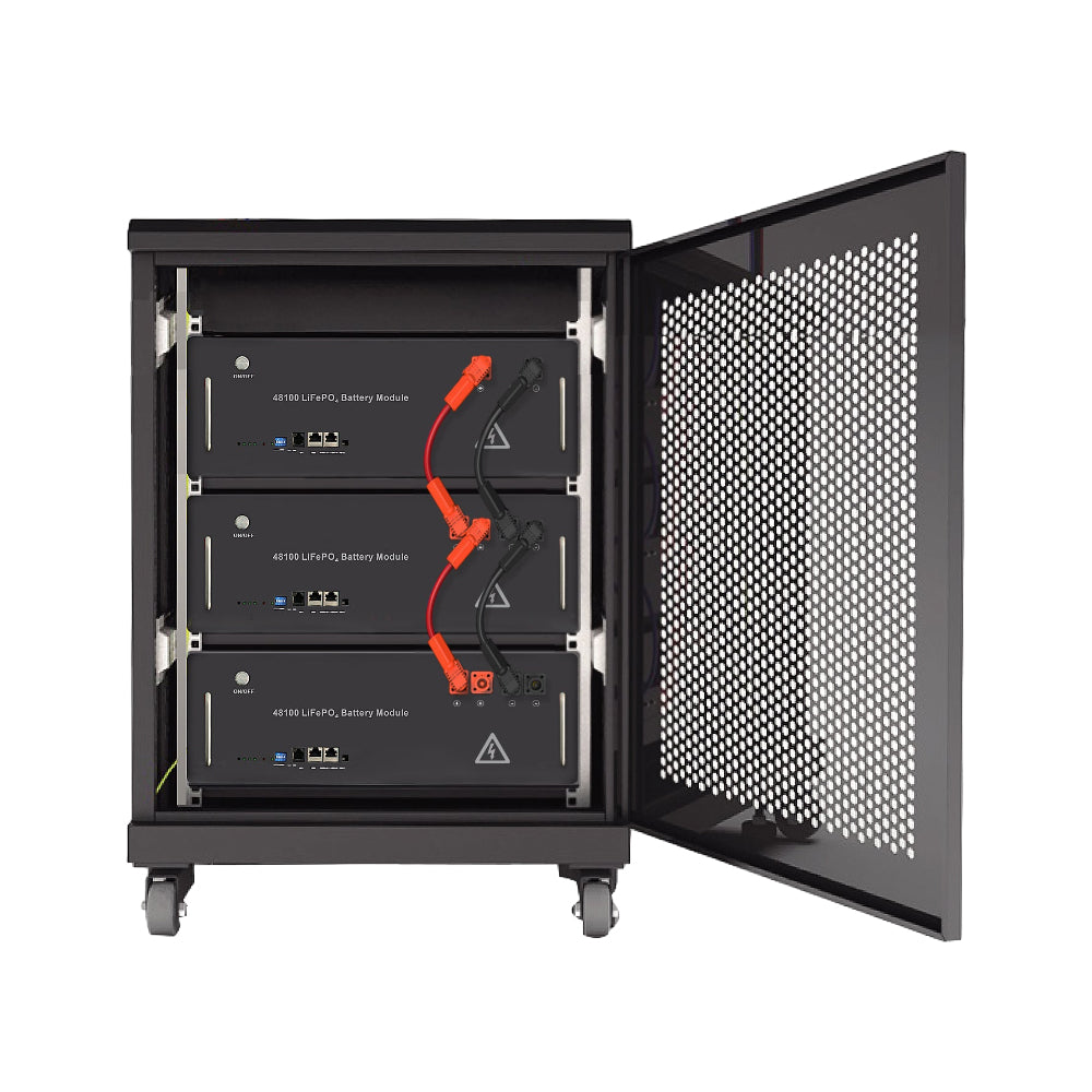 15.36KWH 51.2V LifePO4 Lithium Battery Pack