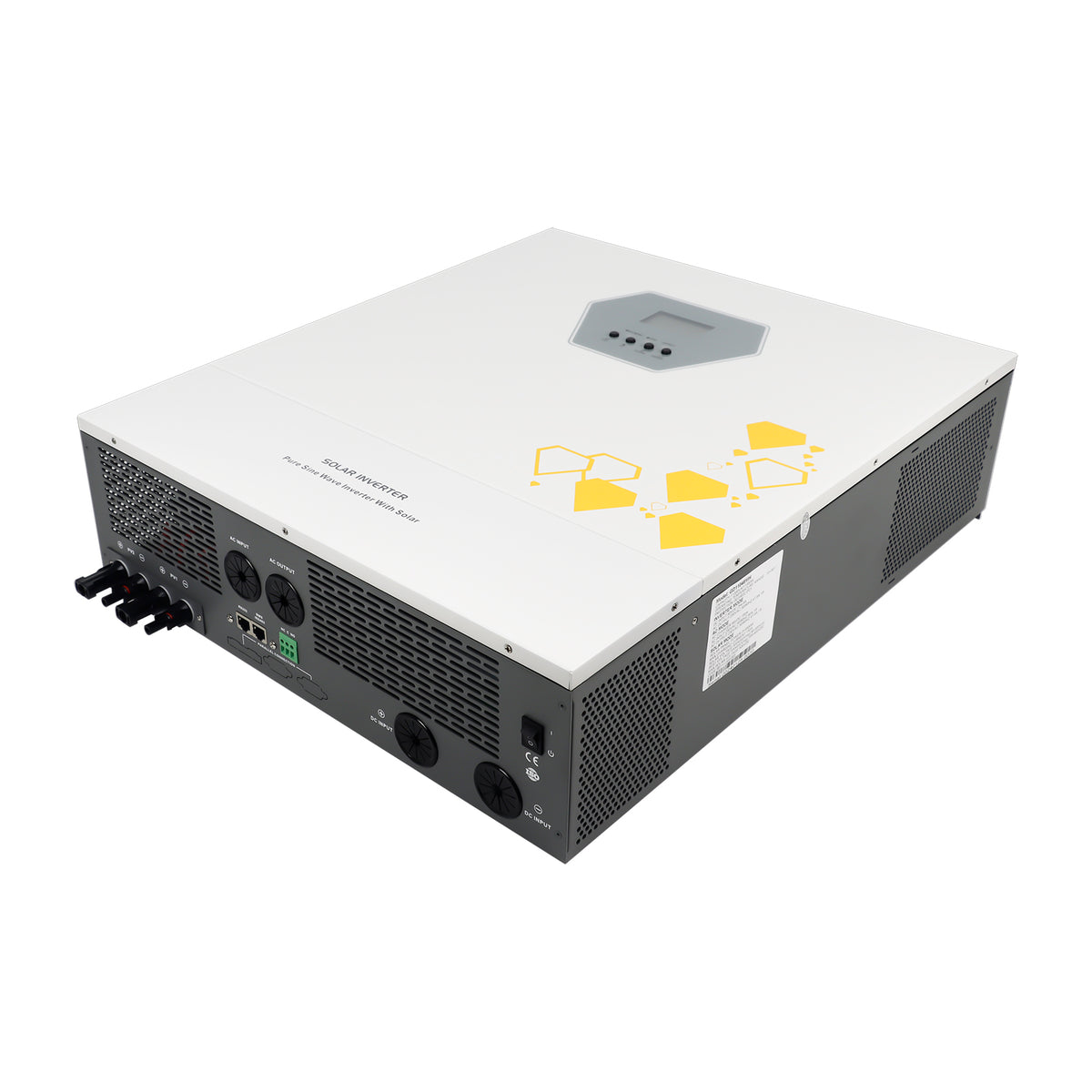 11000W  48VDC 220VAC Hybrid Solar Inverter Dual MPPT tracker plus Parallel 6pcs with BMS