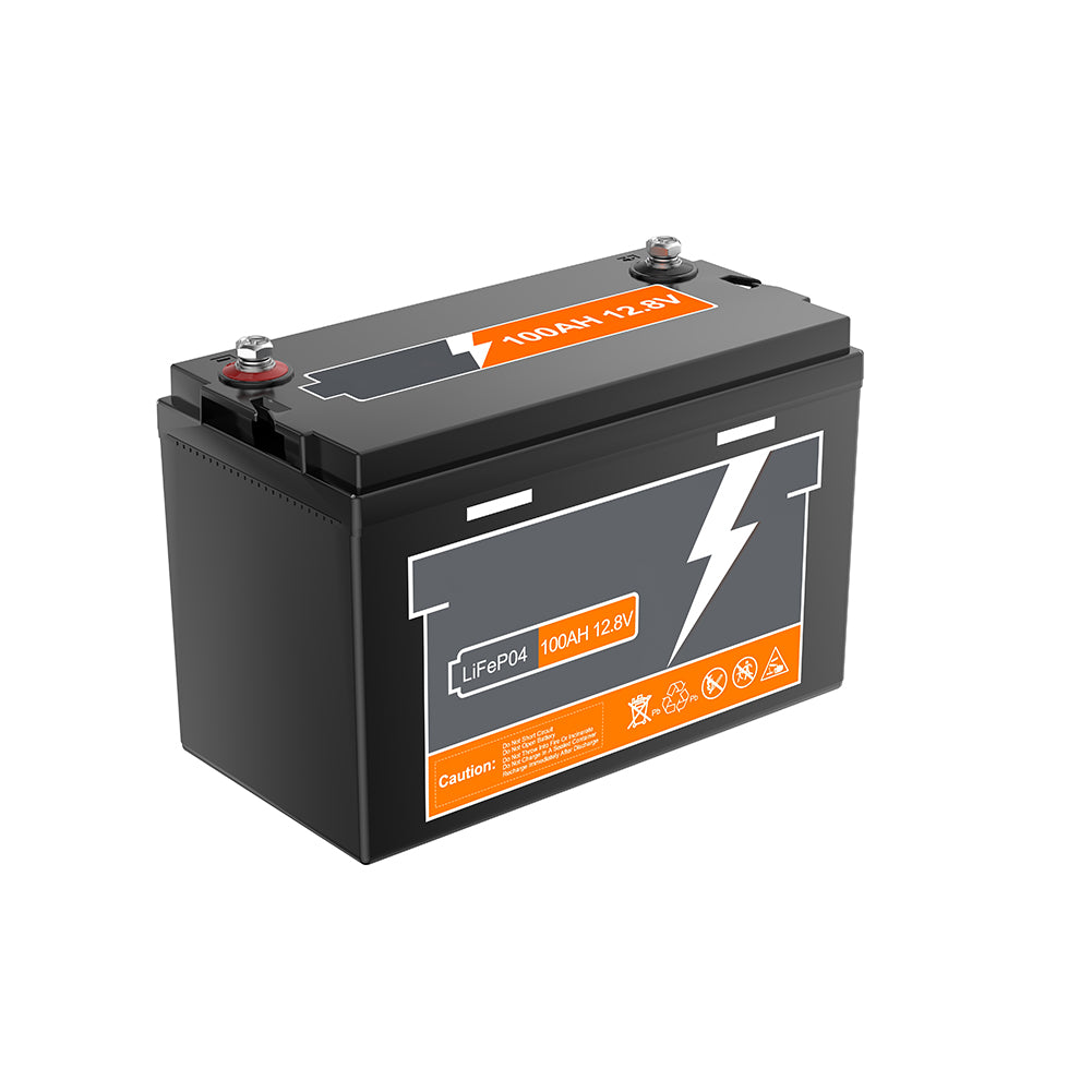 12.8V 100Ah LiFePO4 Lithium Iron Phosphate Battery - Max Parallel 4 –  ECGSOLAX