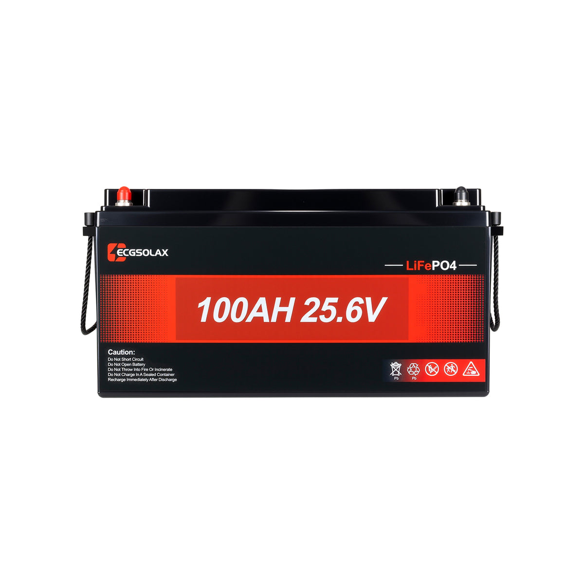 24V 100Ah LiFePO4 Battery | 2560Wh Deep Cycle Lithium Battery for Solar Energy Storage