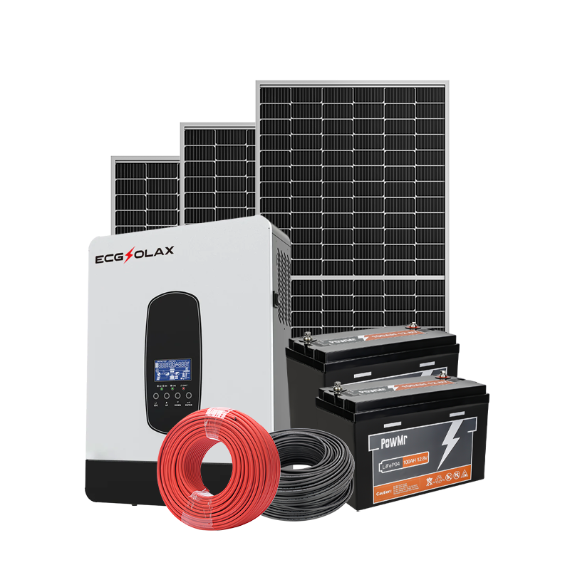 Complete Off-Grid Solar Kit - 2200W 24V