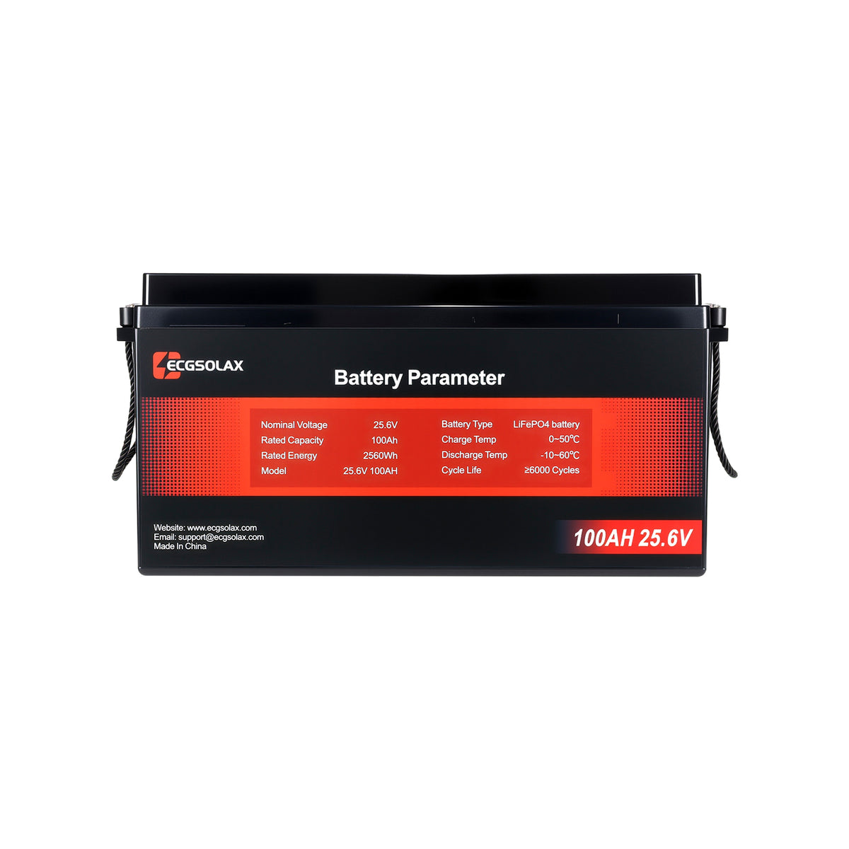 12.8V 100Ah LiFePO4 Lithium Battery 1280Wh Deep Cycle Battery with Smart BMS