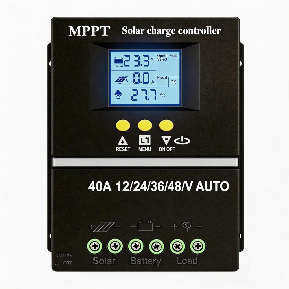 40A 12V24V36V48V AUTO MPPT Solar Charge Controller