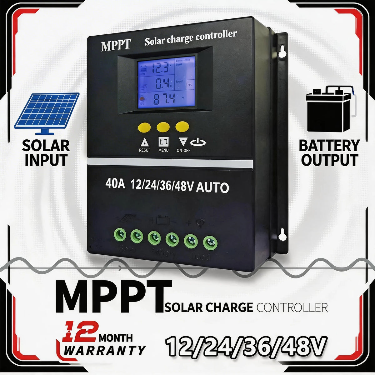 40A MPPT Solar Controller