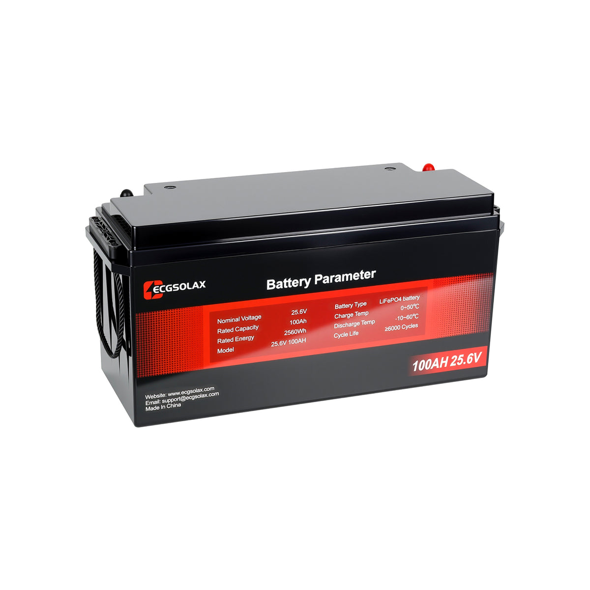 12.8V 100Ah LiFePO4 Lithium Battery 1280Wh Deep Cycle Battery with Smart BMS