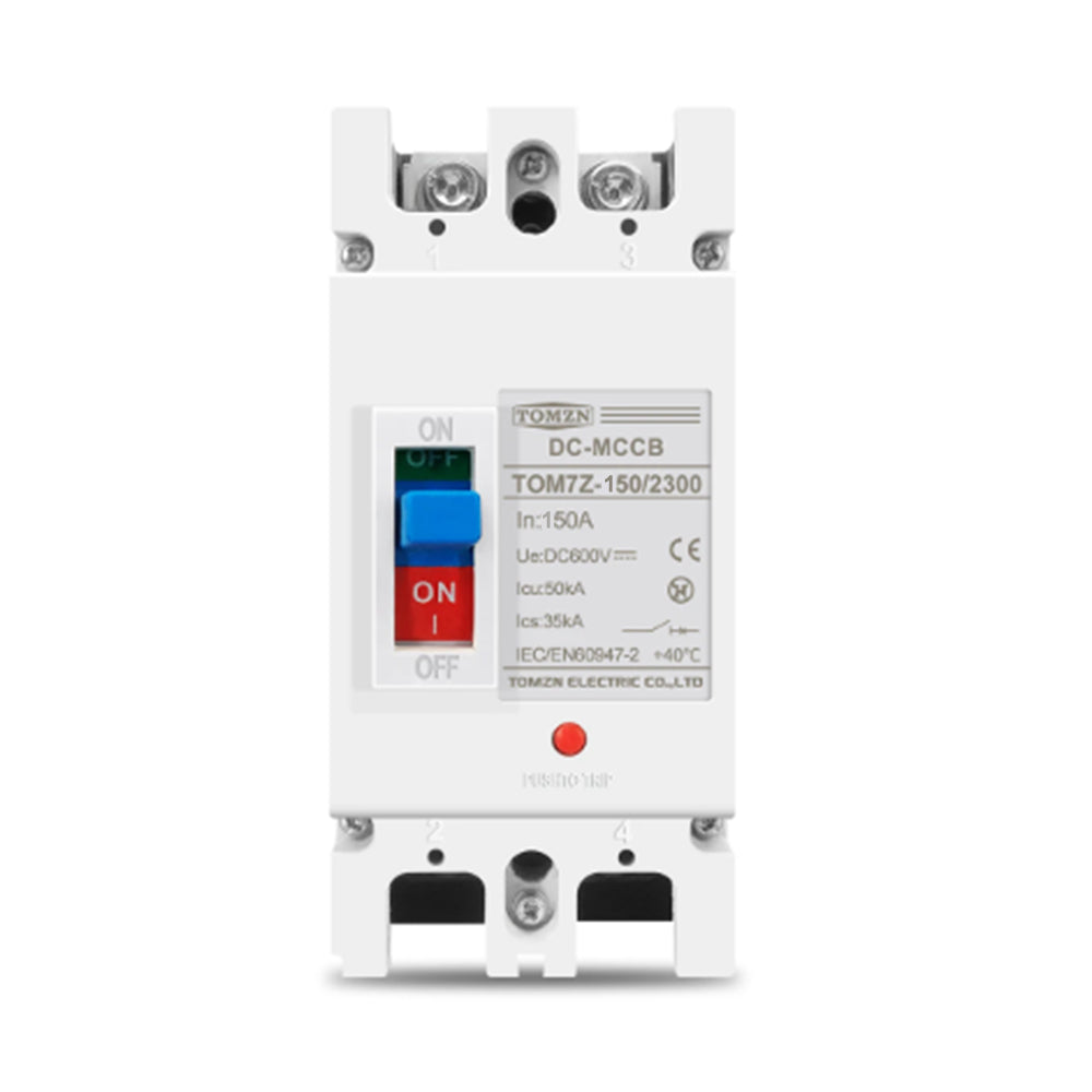 DC Breaker 150A 2P for Hybrid solar inverters and Lithium LifePO4 Batteries