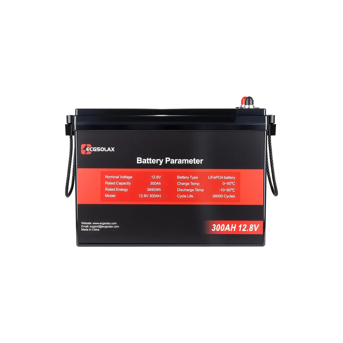 12.8V 300Ah LiFePO4 Battery 3840Wh Lithium Battery for Off-Grid Energy Storage