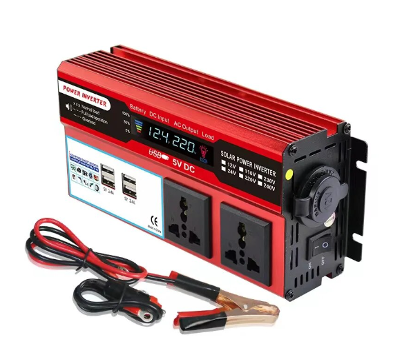 2000W DC 12V To AC 110V Portable Auto Converter Car Solor Inverter