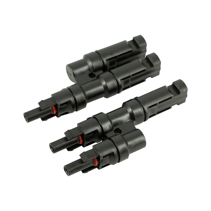 IP67 2 to 1 T Branch PV Connector TUV approved FFM or MMF 100% PP0 2.5mm sq~6.0mm TF0168